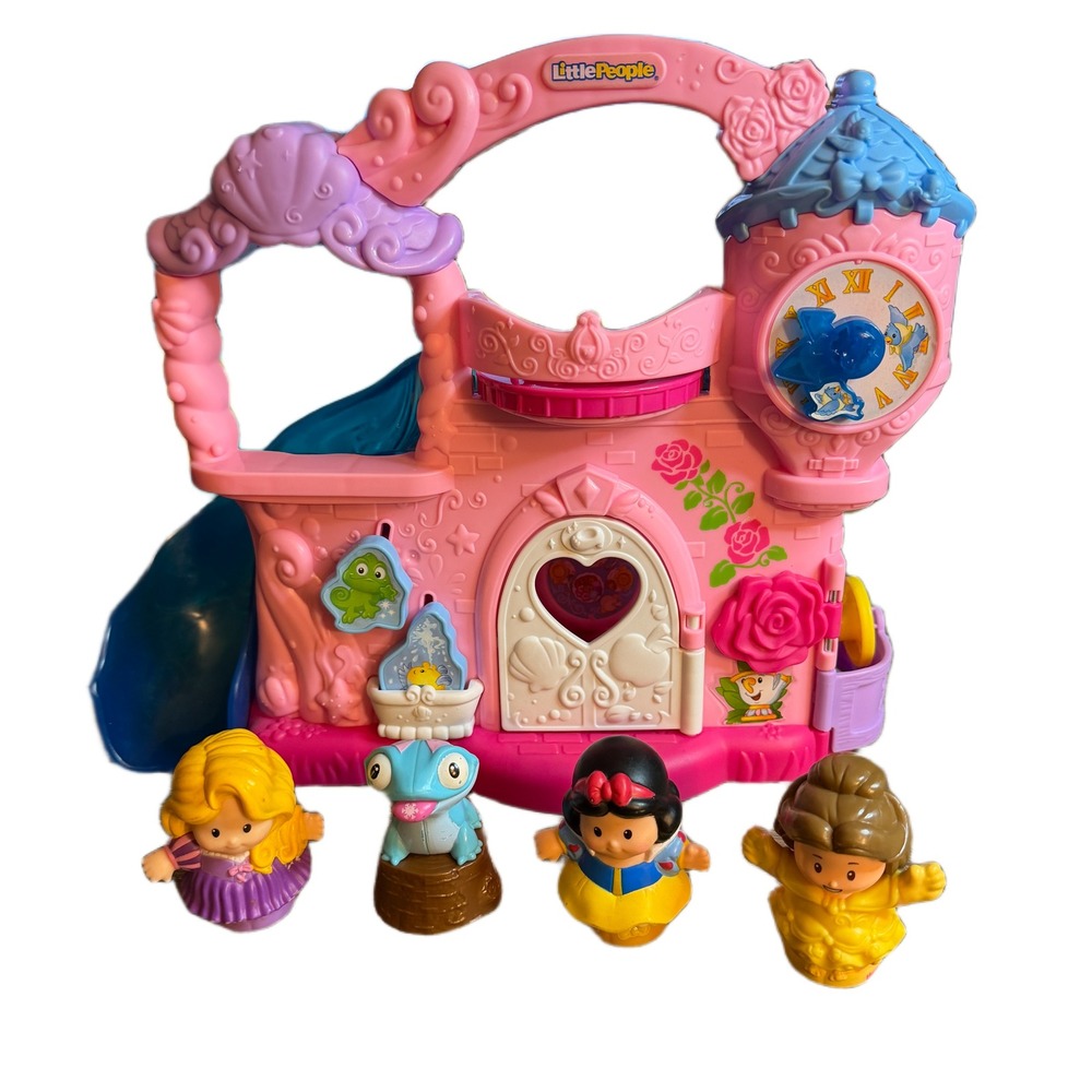 Fisher-Price Little People Disney Princess Musical Castle GLT83 with 4 Figures